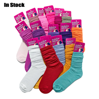 Chaussettes basses en coton pour femmes Design quantité minimale de commande Scrunch Chaussettes unisexe Vente en gros Fabricant Stock Slouch