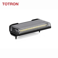 Mini lampe de travail LED compacte avec clignotant d'avertissement ambre pour pick-ups, SUV, VTT, camions, remorques