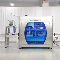 12 buses ligne de production automatique de shampooing vaisselle détergent à lessive bouteille de savon liquide remplissage et scellage machine de capsulage