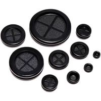 Meaogate – Anneaux de protection en caoutchouc silicone personnalisés pour câbles, couleur noire, dureté 20~90 ShoreA