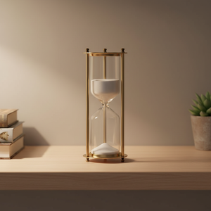 Aleo Art Deco, minuteur en acier inoxydable fait main, portable, écologique, durable, longue durée, 5 minutes, NOUVELLES ARRIVÉES, Anniversaire - Product Image 4