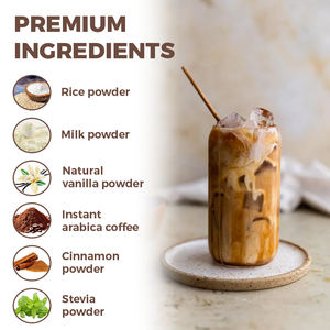 OEM keto anında arabica kahve doğal vanilya tarçın tozu Horchata buzlu kahve - Product Image 6