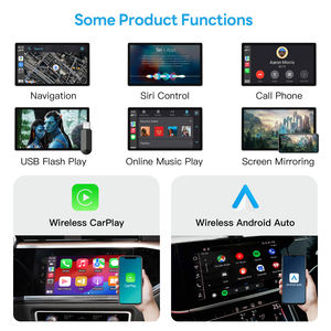 Retrofit Wireless CarPlay e Android Auto per <span class=keywords><strong>Audi</strong></span> A1 A3 Q2 Q3 <span class=keywords><strong>Q4</strong></span> 2021-2022, Unità Principale da 8.8 e 10.1 Pollici, Tempo di Avvio Ridotto - Product Image 2