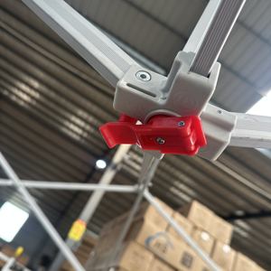 Abri solaire extérieur léger en aluminium LZ, tissu Oxford 420D, plusieurs tailles (2x2m-3x6m) pour événements - Product Image 6