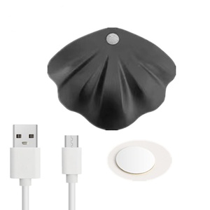 Night <b>Light</b> Motion Sensor <b>Shell</b> Shaped Eco-Friendly Plastic Spotlight USB Type C Rechargeable Portable Bedroom Corridor - Product Image 2