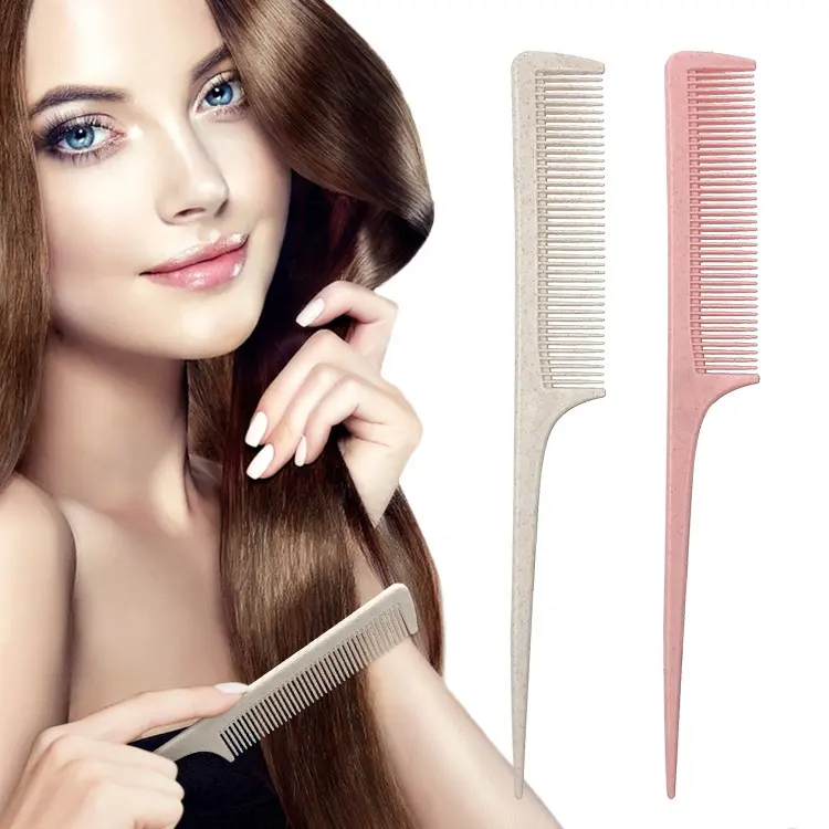 सौंदर्य बाल बिदाई के लिए Biodegradable कंघी नई कस्टम ठीक काटने कंघी महिलाओं