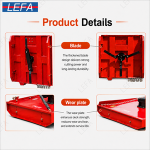 Tondeuse rotative pour <span class=keywords><strong>tracteur</strong></span> 3 points 18-40 CV, <span class=keywords><strong>débroussailleuse</strong></span> pour pelouse et arbustes - Product Image 4