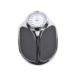 Báscula mecánica analógica ovalada antideslizante de 160 kg para baño - Product Image 3