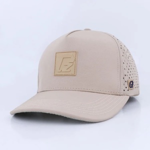 Gorra de Golf Deportiva de Alta Calidad, Original, con Logotipo de Goma Personalizado, Impermeable, Unisex, Gorra de Béisbol de 5 Paneles con Hebilla Metálica - Product Image 1