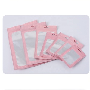 Bán buôn an ninh mờ tự niêm phong Phụ kiện điện tử bao bì túi nhựa bán trong suốt Túi logo máy tính - Product Image 1