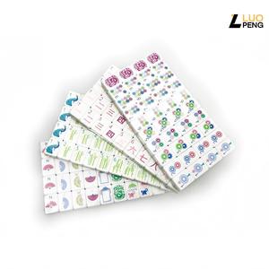 Lot de tuiles de mahjong américaines en acrylique de luxe, 4 couches, motif tortue et lotus blanc, personnalisables, vente en gros - Product Image 4