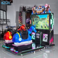 Machine de jeu d'arcade de course de chevaux pour 2 joueurs, simulateur de course à monnayeur, machine de jeu vidéo pour parc d'attractions et centre d'arcade FEC