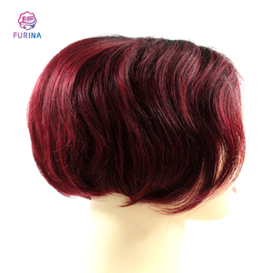 Remy short hair umani <span class=keywords><strong>viola</strong></span> naturale e realistico bella struttura bella frontale T parrucche di pizzo per le donne - Product Image 2