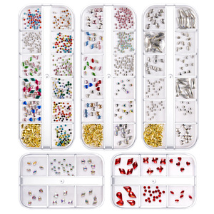 Dental Jewellery <b>Kit</b> 12-Compartment Flatback <b>Gems</b>, Mixed Shape Crystals for Tooth <b>Gems</b>, Nail <b>Art</b> & Craft Wholesale - Product Image 5