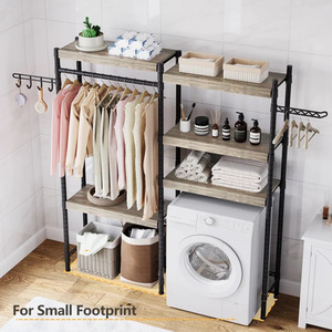 Bathroom washing machine storage <b>rack</b>, floor-standing toilet/washroom storage <b>rack</b>, balcony/bathroom toilet <b>shelf</b>/sink <b>rack</b> - Product Image 4