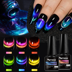 MTSSII Prix Usine 7ml Gel Magnétique Arc-en-ciel Qualité Supérieure <span class=keywords><strong>Vernis</strong></span> Gel UV <span class=keywords><strong>LED</strong></span> Soak Off 6 Couleurs Gel Magnétique <span class=keywords><strong>Flash</strong></span> - Product Image 3