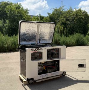 Generatore Silenzioso a Doppio Carburante SLONG BRAND 50HZ 220V Monofase 8KW per Uso Domestico con Avviamento Automatico Motore a 4 Tempi Presa ATS - Product Image 4
