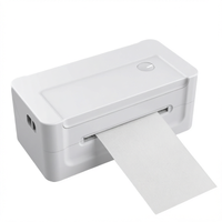 Printer Label Pengiriman Termal 100*150mm 4*6 Inch USB/Nirkabel 203DPI Ios/Android/MAC Barcode 110mm Tersedia