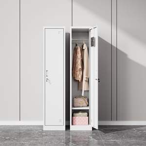 ตู้เก็บของเหล็กแบบตั้งพื้น รุ่น Dmg-3 ประตูเดียว ทรงสี่เหลี่ยมผืนผ้า ดีไซน์เรียบง่าย สำหรับใช้ในสำนักงาน ยิม ห้องน้ำ - Product Image 4