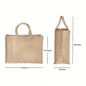 Bolsas de Yute Personalizadas al por Mayor, Bolsas de Compras Resistentes y Elegantes, Bolsas para Botellas - Product Image 4