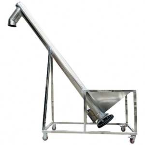 Transportador de Espiral Multifuncional de Acero Inoxidable para Polvo de Arroz, Polvo Plástico, Pellets de Alimentos, Lodo de Concreto, Harina y Granos - Product Image 6