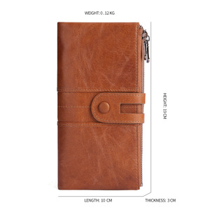 Women's Genuine Leather <b>Wallet</b> Large Capacity Multi Card Slots <b>RFID</b> Protection Long Clutch Everyday Use - Product Image 5