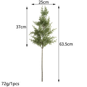 جويوود الديكور ، الصنوبر الاصطناعي فروع الصنوبر النباتات الخضراء الديكور عيد الميلاد - Product Image 5
