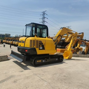 รถขุดขนาดเล็ก Komatsu PC56 มือสอง สภาพดีเยี่ยม รุ่นปี 2022 ความจุบุ้งกี๋ 0.2 ลูกบาศก์เมตร เครื่องยนต์ 36.4 กิโลวัตต์ น้ำหนักใช้งาน 6100 กิโลกรัม - Product Image 4