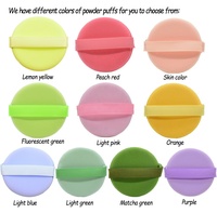 Kostenlose Probe Round Foundation Sponge Puff Soft Face BB Creme Latex freies kosmetisches Luftkissen