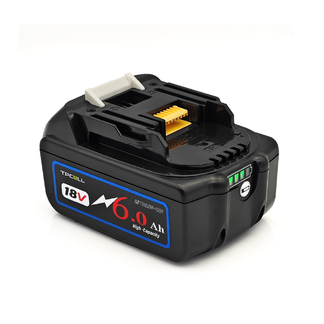 TPCELL BL1860 6Ah Lithium Ion Battery 18V Power Tools Replacement Li-ion BMS TPCELL 18V for 18V Screwdriver LXT