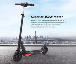 Spedizione gratuita Kugoo Kukirin <span class=keywords><strong>S3</strong></span> Pro Scooter elettrico adulto 30 km/h 350W 30Km Range E-scooter Skuter - Product Image 6