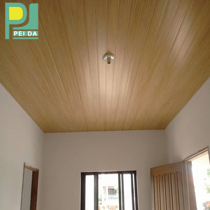 Nouveau Modèle D'impression De Stratification En Bois <span class=keywords><strong>Pas</strong></span> <span class=keywords><strong>Cher</strong></span> <span class=keywords><strong>PVC</strong></span> Panneau de Plafond - Product Image 3