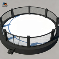 Cage de combat octogonale sur mesure avec clôture à maillons de sécurité pour l'entraînement de boxe, Sanda et arts martiaux mixtes
