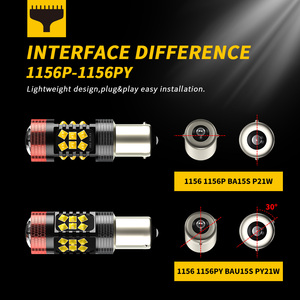 Lampadina <span class=keywords><strong>LED</strong></span> DXZ Canbu <span class=keywords><strong>P21W</strong></span> 1156/1157 30W 12-24V per Luci di Guida/Coda/Freno/<span class=keywords><strong>Retromarcia</strong></span>/Segnalazione Auto - Retrofit/Upgrade - Product Image 5