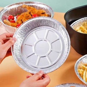 Plateaux de cuisson et de friture à air en <span class=keywords><strong>aluminium</strong></span> réutilisables, imperméables, absorbant l'huile, antiadhésifs, compatibles micro-ondes - Product Image 3