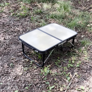 Vente en gros de valises japonaises et coréennes pour l'extérieur Petites tables de camping pliantes en bois et aluminium pour l'extérieur - Product Image 4