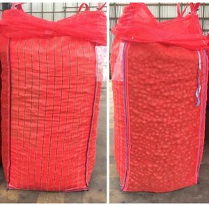 1.5トン通気性ジャンボFIBCバッグ1250kg通気性バルクウッドPPレッドバッグジャガイモ薪玉ねぎ用 - Product Image 5