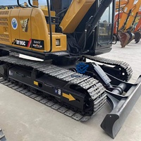 Gebrauchter Original Sany SY95C Hydraulikbagger mit Raupenantrieb - Hocheffizient und Zuverlässig in Gutem Zustand