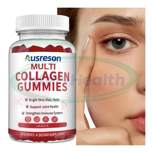 Gomitas de Colágeno Ausreson OEM Bears, Gomitas Rellenas Halal, Suplemento Blanqueador de Piel, Gomitas de Colágeno con Vitamina C para la Piel - Product Image 1