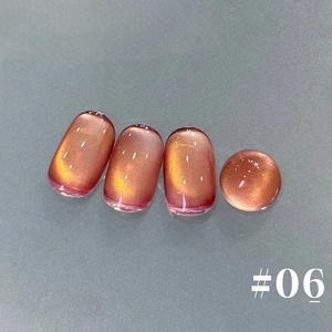 Spring And Summer Colorful Fruit Series Cat Eye <b>Gel</b> <b>Nail</b> Polish New Ice Transparent Whitening Glass Beads <b>Nail</b> Art - Product Image 5
