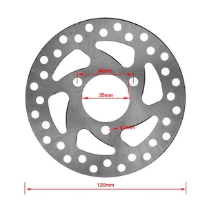 HIAORS 35mm 120mm disque de frein Rotor pour 2 temps 47cc 49cc Mini Dirt Gas Scooter électrique <span class=keywords><strong>Pocket</strong></span> Bike enfants ATV <span class=keywords><strong>Quad</strong></span> 4 wheels - Product Image 2