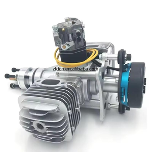 RC sabit kanatlı uçak modeli ZLD için 14V 80W/180W güç jeneratörü sistemi ile DLE 120CC ikiz İha motor - Product Image 1