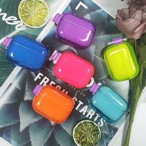 Étui en silicone <span class=keywords><strong>personnalisable</strong></span> en stock, style dessin animé fluorescent, pour AirPods Pro, antichoc, sans fil, pour écouteurs Bluetooth - Product Image 4