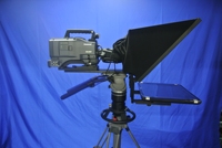 Téléprompteur de 19 pouces pour studio de diffusion, type caméra intégrée