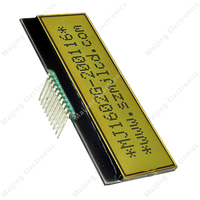 MJ1602COG Merek Maijing Pabrik Sumber Shenzhen Layar LCD1602 Kustom STN dengan Lampu Latar LED Resolusi 16x2 Kecerahan 300cd/m SMD