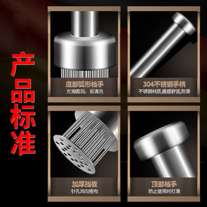 Aguja para Ablandar Carne de Acero Inoxidable 304, Diseño de Rebote Automático, Ablandador de Filetes, Herramienta de Cocina - Product Image 4