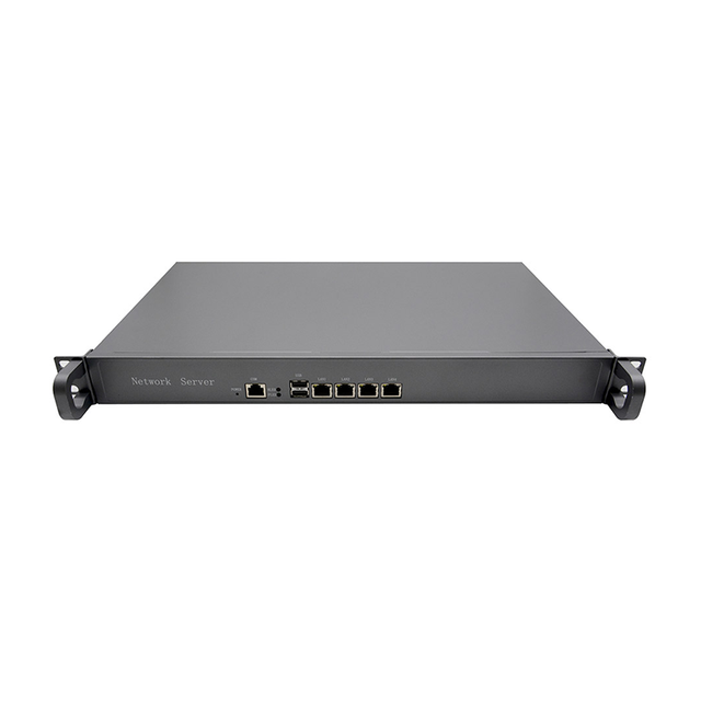 4 Ethernet Lan Ports Network Security Firewall Pc Linux Fanless All in One Motherboard 1u Rackmount Server