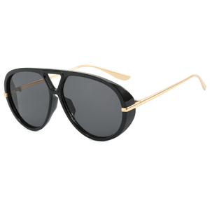 Gafas de Sol de Aviador Extra Grandes Vintage con Lentes Naranjas UV400 de Moda, las Más Vendidas de Fábrica, para Mujer, Transparentes, Gafas de Sol al por Mayor - Product Image 5