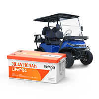 Stok AS 36v 100ahGolf Cart Lifepo4 baterai Lithium Ion Pack 38.4v siklus dalam IP67