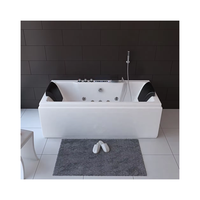 Baignoire de massage, jacuzzis 2 personnes, jacuzzis acrylique, baignoire hydro massage avec jets et douchette